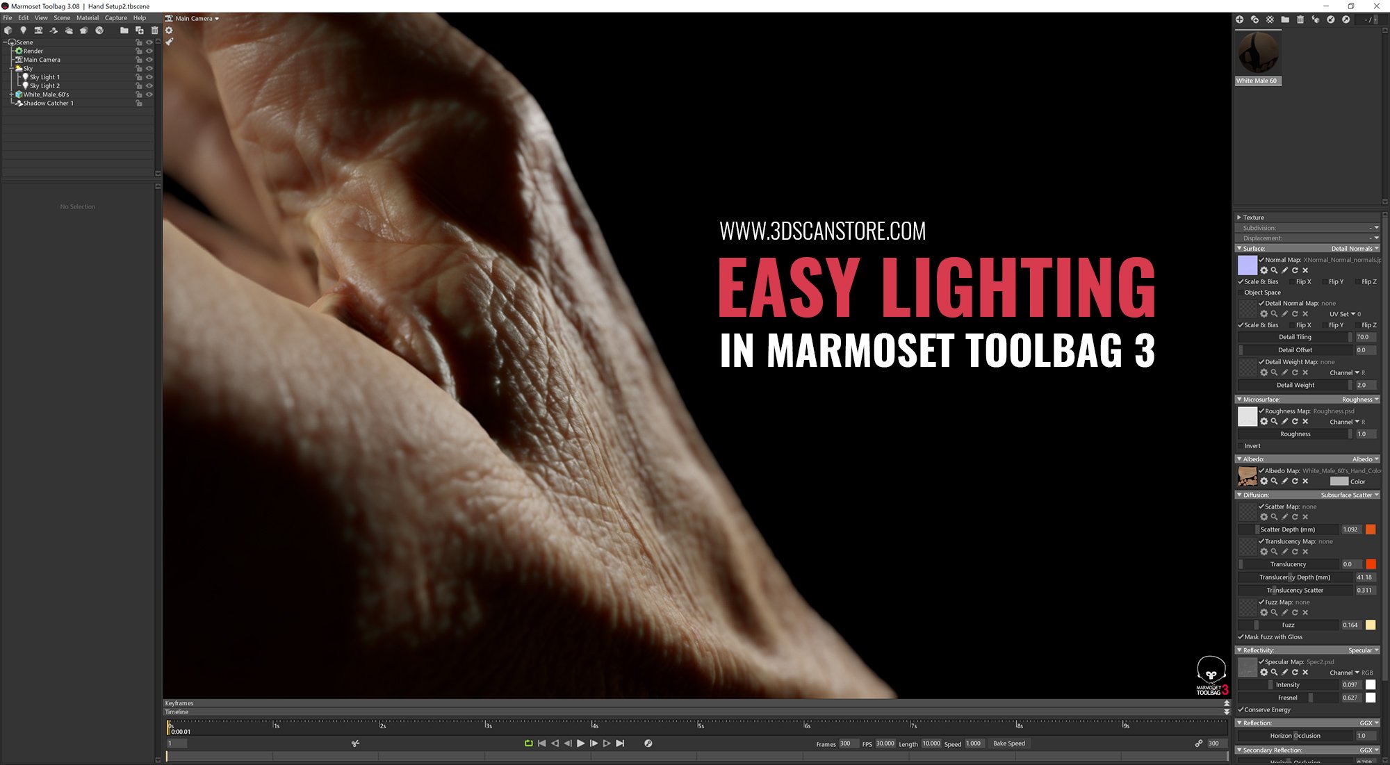 Marmoset toolbag easy lighting tutorial